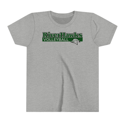 Youth Bella + Canvas Unisex RiverHawks Volleyball SS