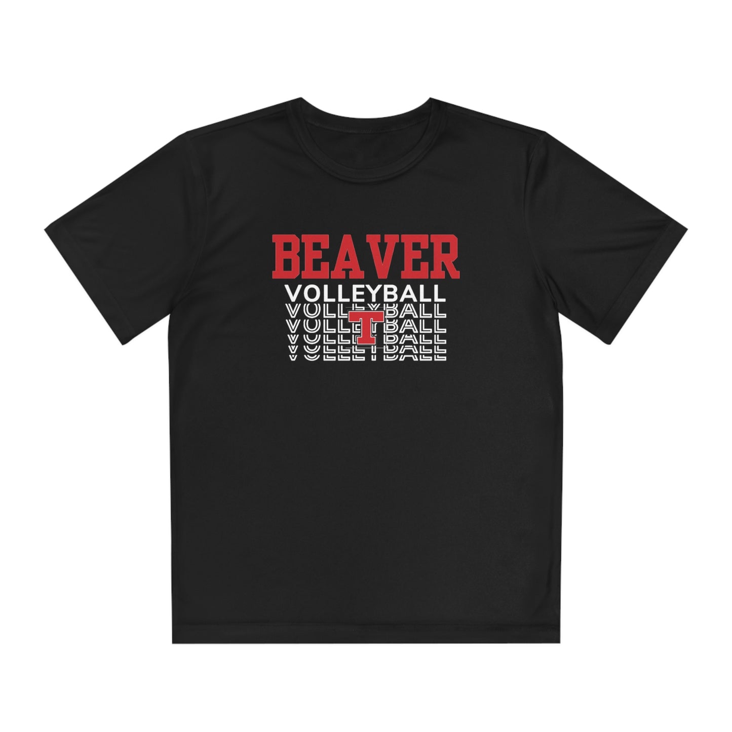 Youth Sport-Tek Beaver Volleyball SS