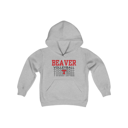 Youth Gildan Beaver Volleyball Hoodie