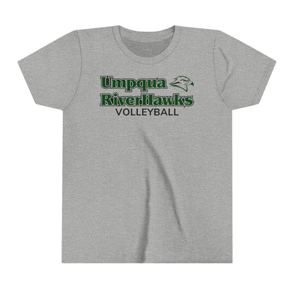 Youth Bella + Canvas Unisex Umpqua RiverHawks Volleyball SS