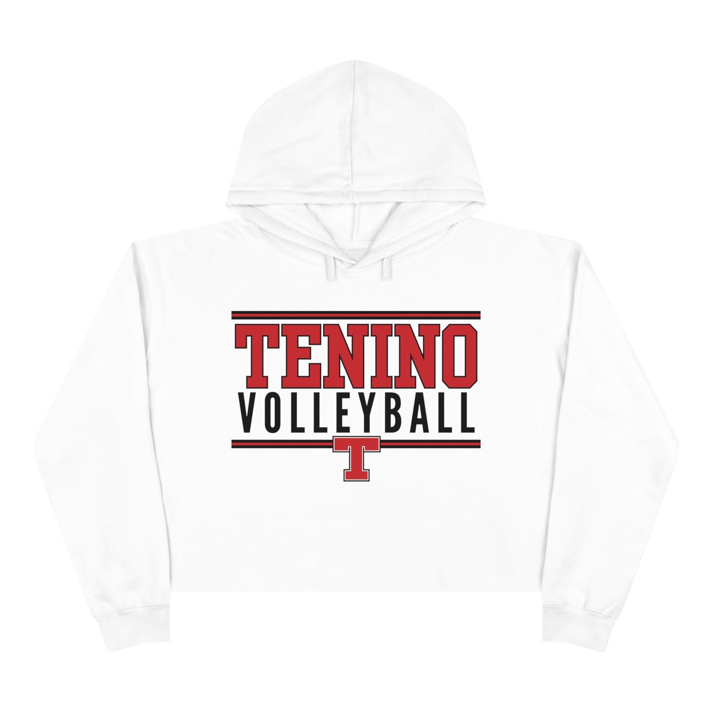 Tenino Volleyball Crop Hoodie