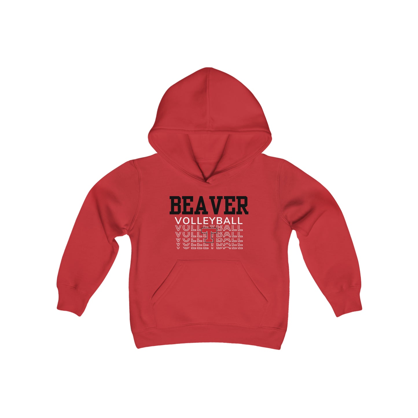 Youth Gildan Beaver Volleyball Hoodie