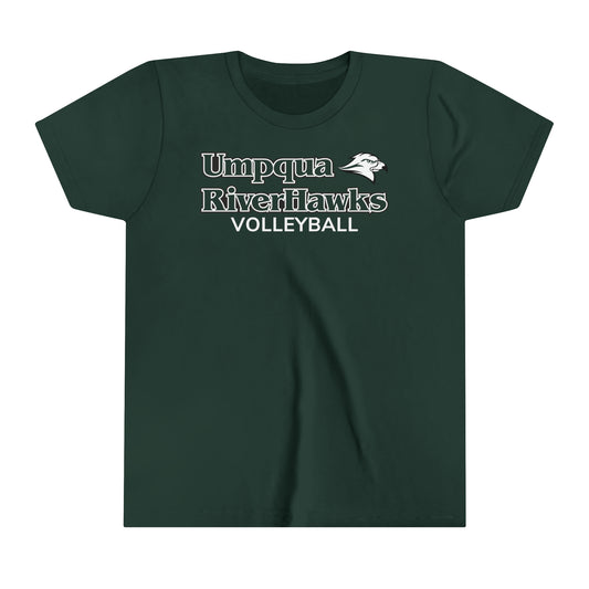 Youth Bella + Canvas Unisex Umpqua RiverHawks Volleyball SS