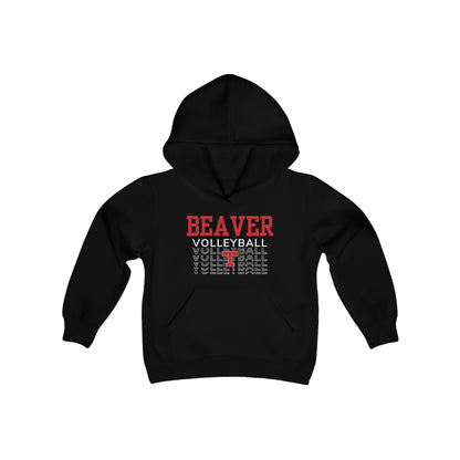 Youth Gildan Beaver Volleyball Hoodie